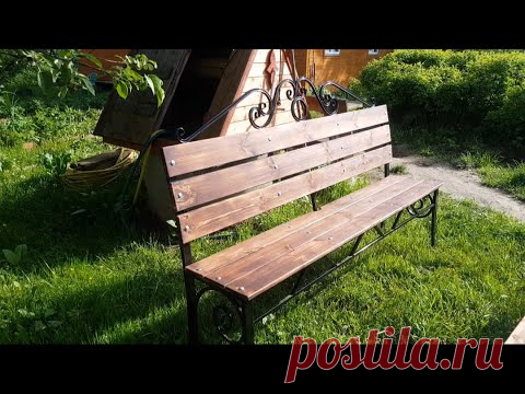 Скамейка своими руками из профильной трубы и трубогиба /mainc handmade