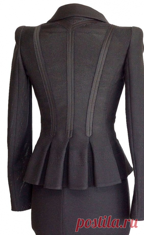 Givenchy Black Suit | Costume detailing
