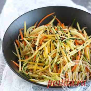Азиатский овощной салат - Овощные салаты . 1001 ЕДА вкусные рецепты с фото!