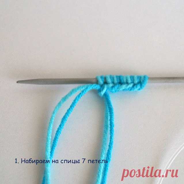 Handmade by Kateryna Kvachuk: МК Как вязать шапку от макушки