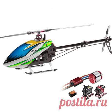 Align t-rex 500x dominator 6ch 3d flying rc helicopter super combo with brushless 1600kv motor esc digital servos Sale - Banggood.com