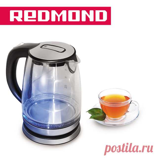 Чайник REDMOND RK G127 прозрачный по цене 2999 руб. Доставка из России.