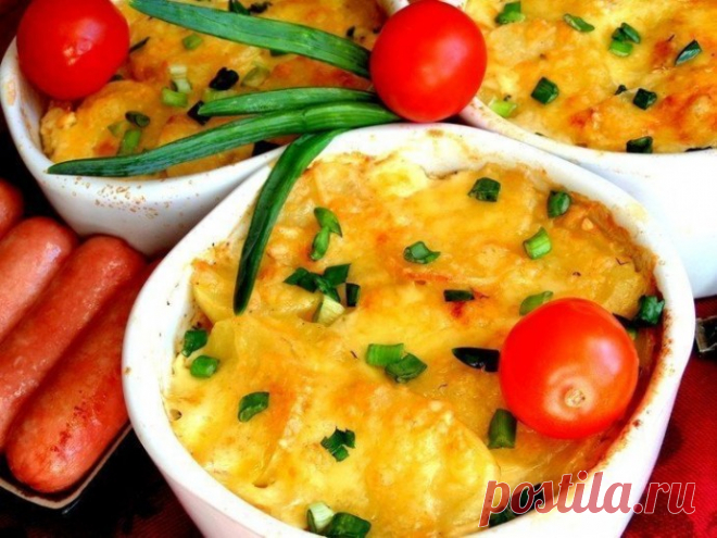 Запеченный картофель по-французски