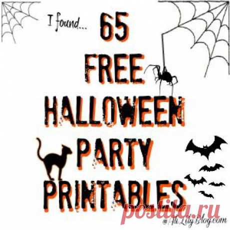 65 Бесплатный Halloween Party печатные | AliLily