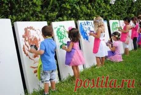 Painting party for kids | Giochi bimbi