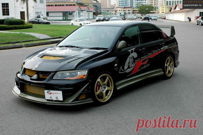 Джеки Чан и Mitsubishi Lancer Evolution IX