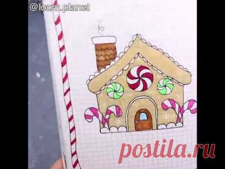 Пряничная страничка! 🍪 Идея для Личного дневника с рецептом! #shorts Bullet journal gingerbread idea