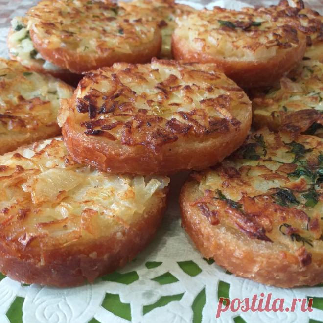 луковые гренки