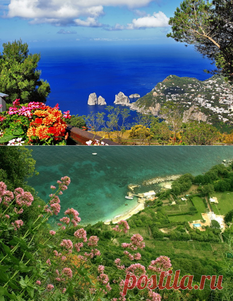 Живописный остров Капри (Capri), Италия