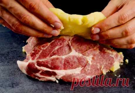 (9) Кладем мясо под картофель и запекаем: ужин просят повторить - Steak Lovers - 22 ноября - 43711946710 - Медиаплатформа МирТесен