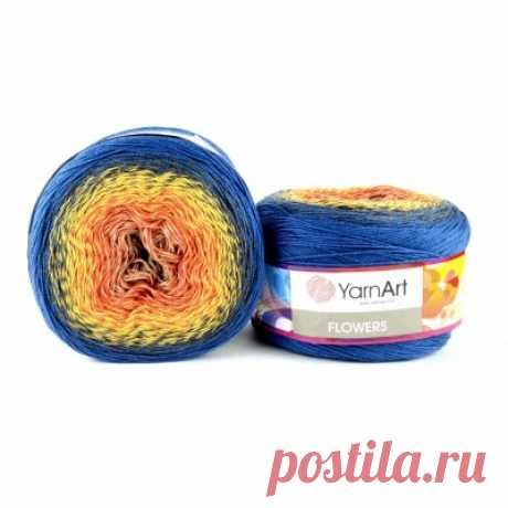Пряжа YarnArt Flowers - купить пряжу YarnArt Flowers мотками в интернет магазине pryazha.net