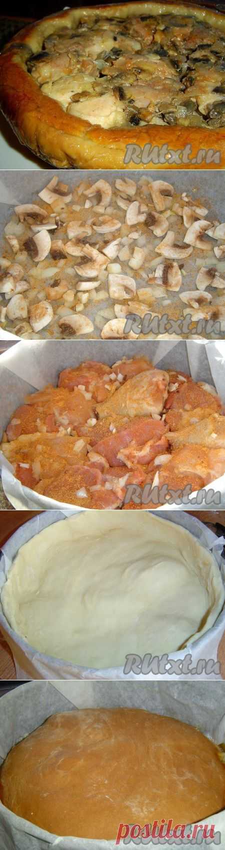 "Тарелка" с курятиной и индюшатиной | Домашняя выпечка