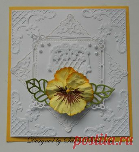 Selma's Stamping Corner and Floral Designs: Pansy Tutorial