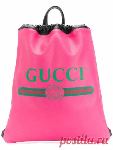 Gucci Gucci Logo Printed Backpack - Farfetch Купить Gucci Gucci logo printed backpack