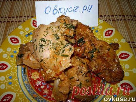 Новогодний кролик в кисло-сладком соусе из мультиварки