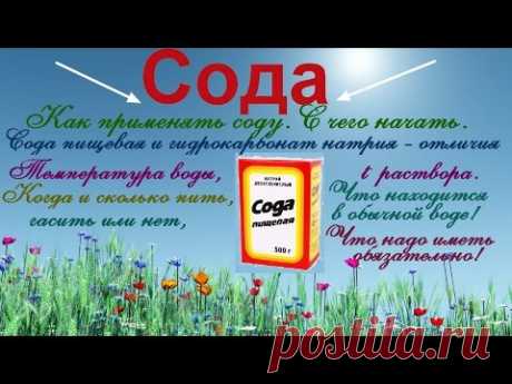 Сода - как применять, с чего начать. Гасить или нет? Пищевая или аптечная?