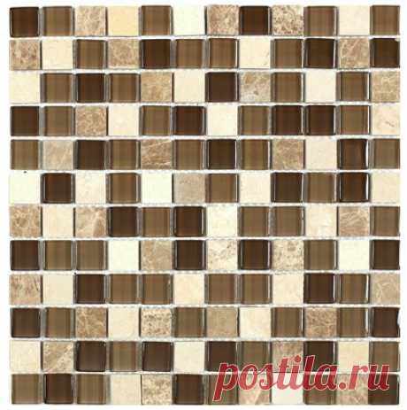 Design decor glass mosaic kitchen tile backsplash SGMT041 stone mosaic mix glass mosaic bathroom tile glass stone mosaics [SGMT041] - $20.27 : MyBuildingShop.com