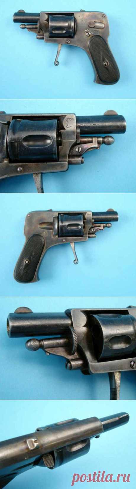 (+1) - Бельгийский револьвер Велодог «фасон Браунинг» калибра 6,35 мм | Энциклопедия оружия