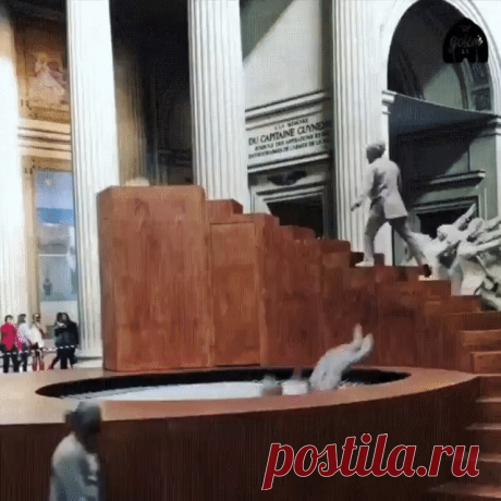 Живая скульптура в Париже. Как вам?Одноклассники