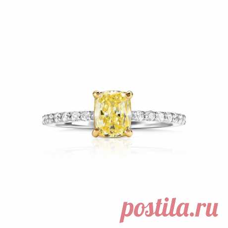 332.030 р-Купить Кольцо с ЖЕЛТЫМ БРИЛЛИАНТОМ 1.01 ct в Москве, Санкт-Петербурге и Алматы | Цена и фото