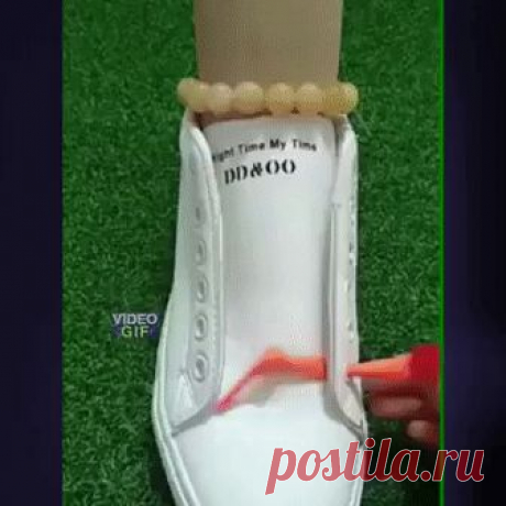 Красивая шнуровка!