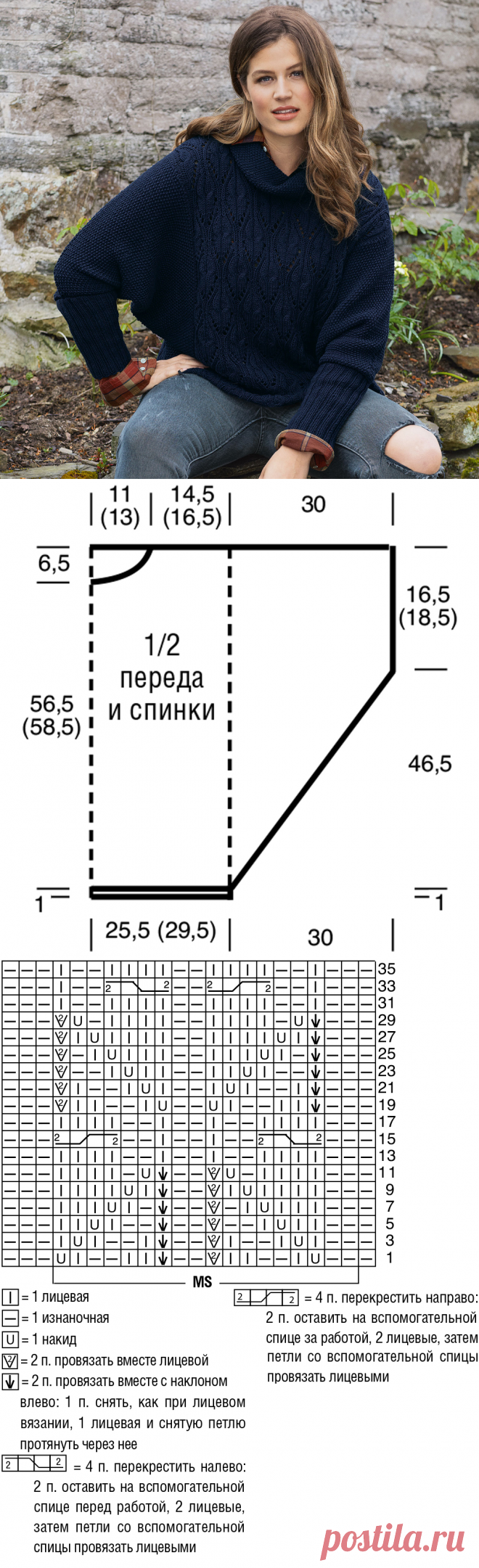 Связать джемпер летучая мышь спицами для женщины новые модели с описанием