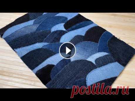 Шьется быстро, результат 100% ВАУ! Идеи из джинсов. DIY / Denim В этом видео, в пошиве я использую (утилизирую) старые джинсы и шью из них отличную заготовку для сумки! но так же можно из таких блоков сшить покрыва...