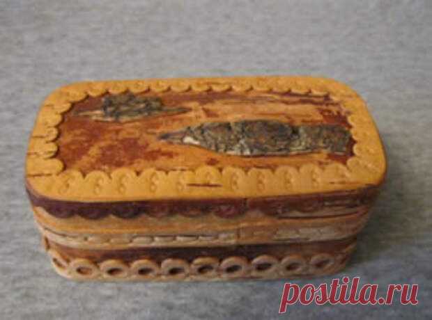 Шкатулка из бересты своими руками Изготавливаем своими руками шкату ...