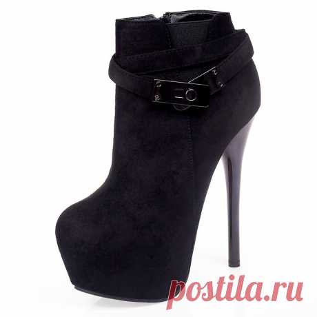 boots collection Picture - More Detailed Picture about Winter Fashion Women Ankle Boots High Heels Platform Pumps Suede Buckle Stiletto Thin Heels Ankle Boots Red Bottoms Short Boots Picture in Women's Boots from BeautyQueen | Aliexpress.com | Alibaba Group