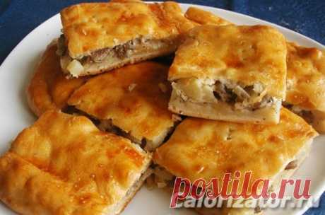 Пирог с мясом и картошкой - калорийность, состав, описание - Calorizator.ru