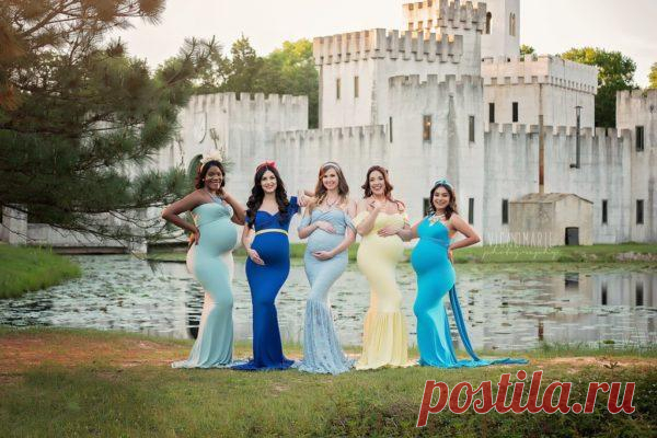 Беременные принцессы: фотосессия девушек в интересном положении покорила Сеть