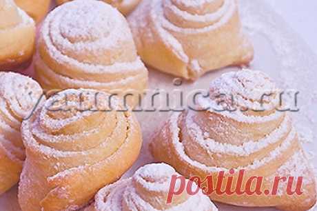 рецепт вкусной сладкой выпечки Бадамбура - Пошаговые рецепты с фото