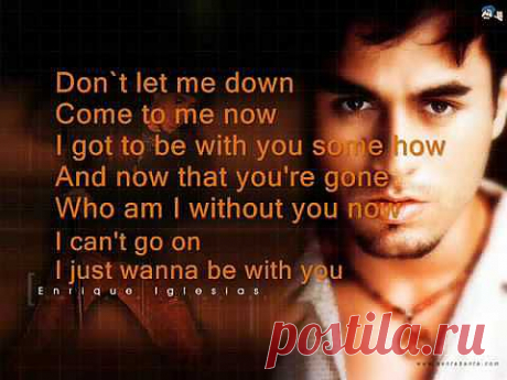 Enrique Iglesias---I Just Wanna Be With You. . . - YouTube
