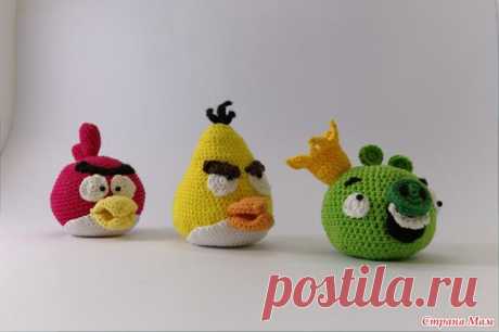 Птички Angry Birds - Амигуруми - Страна Мам