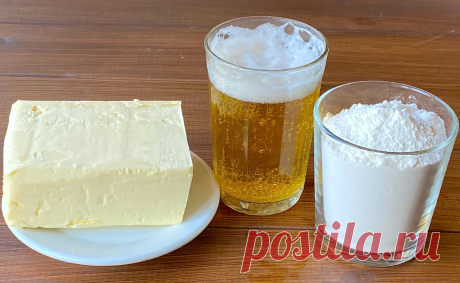 Взяла 3 продукта, измельчила в течение нескольких секунд и получила шикарное тесто, как слоеное | Домохозяйка со стажем/Галина | Дзен