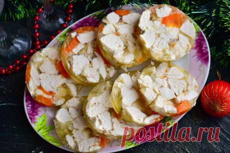 Куриный рулет в бутылке