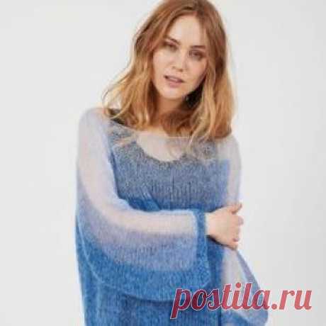 . •• Miranda sweater er et godt begynder projekt for &quot;nye&quot; strikkere og supergod i vores nye silk kid mohair også. Opskrift af…