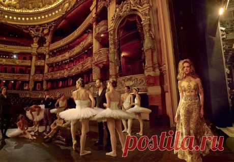 Natalia Vodianova &amp; Benjamin Millepied by Annie Leibovitz