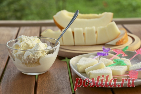 Мороженое из дыни — Sloosh – кулинарные рецепты