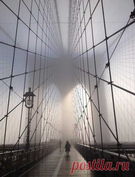 Бруклинский мост утром