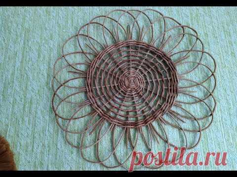 Ажурное плетение панно на стену - YouTube