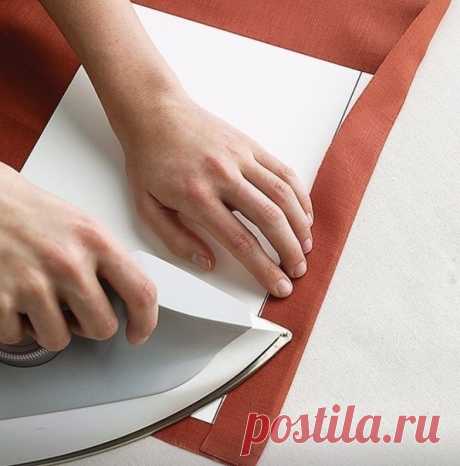 Быстрый способ ровно подогнуть низ изделия