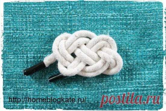 Декоративная подушка-узел