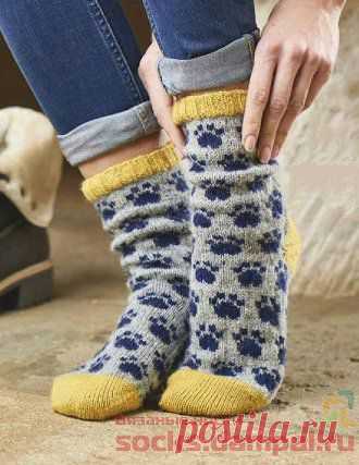 Вязаные носки «Pawfect pair»