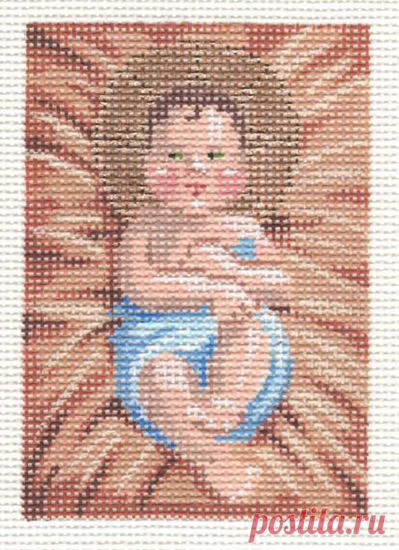 Holy Family – Baby Jesus Adorable high-quality Holy Family - Baby Jesus. The Needlepointer is a full-service shop specializing in hand-painted canvases, thread fibers, needlepoint books, accessories, needlepoint classes and much more.