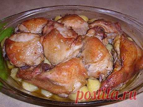 Куриные бедрышки с картошкой | Рецепты моей мамы