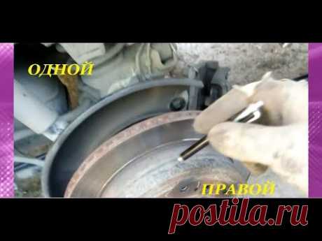 Замена тросов и колодок ручного тормоза на Toyota Land Cruiser Prado 120 и их регулировка