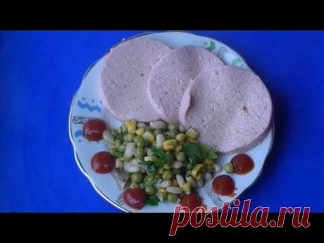 Веганская постная колбаса. Колбаса без мяса ★ Ирина Кузьмина - YouTube