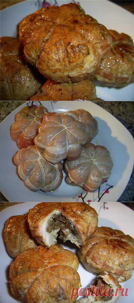 Мясные цветочки.