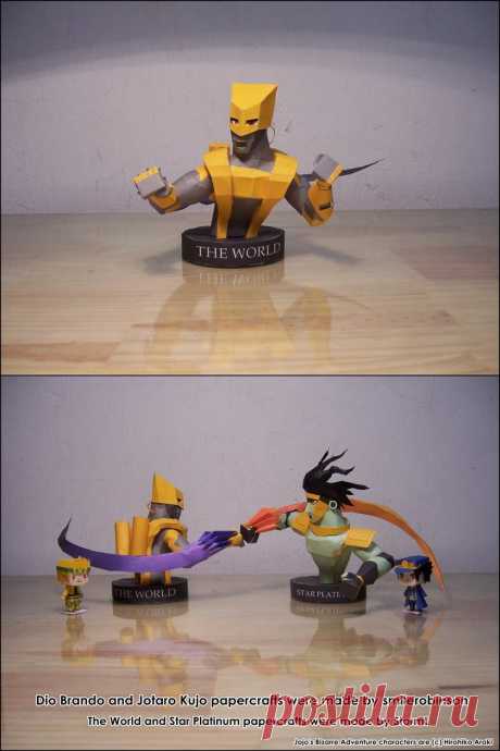 The World Papercraft Hello everyone! This is my model of the character The World from the series Jojo's Bizarre Adventure. You can download the .rar from here: www.mediafire.com/download/aya&hellip; To open the .PDO fi...